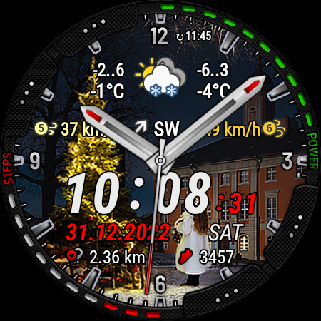 Christmas Weather Watch Face screenshot 30