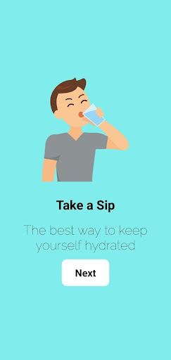 Android application Take a Sip screenshort