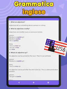 Grammatica inglese: Aggettivi - App su Google Play