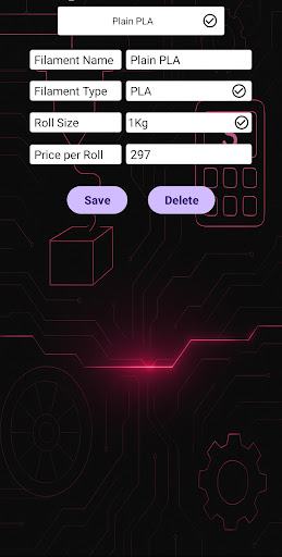 JD 3D Printing Calculator