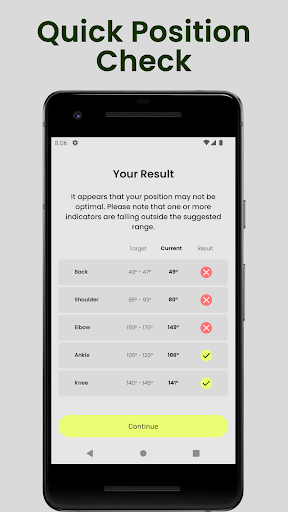 PedalPro – Fast Bike Fit Screen 2