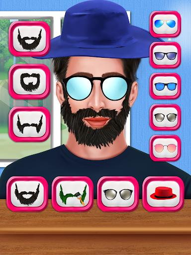 Android application Celebrity Fashion Beard Salon screenshort