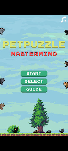 Android application PetPuzzle Mastermind screenshort