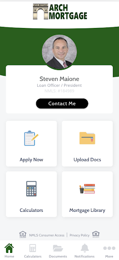 Android application Arch Mortgage screenshort