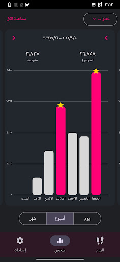 تطبيق عداد الخطوات والسعرات الحرارية برو1