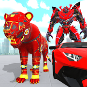 Lion Robot Transform: Car Robot Transport Sim 1.0 Icon