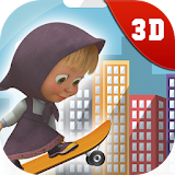 Skater Masha Adventure City 3D icon