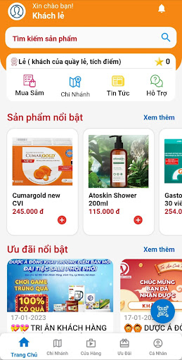 Android application Thái Bình An screenshort