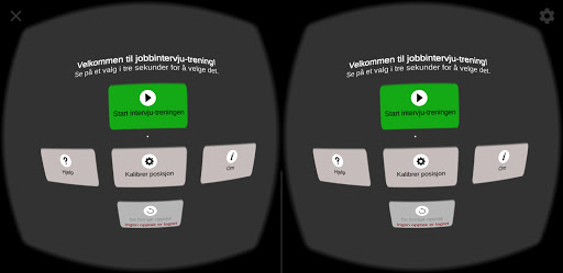 Android application Jobbintervju VR screenshort