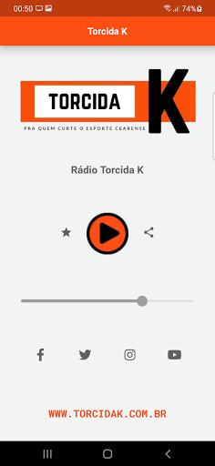 Android application Torcida K screenshort
