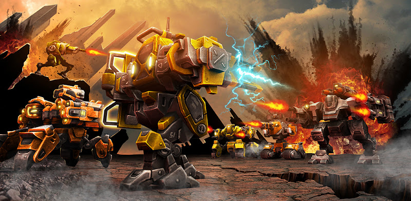 Steel Wars Royale - Multiplayer Robot Strategy 1v1