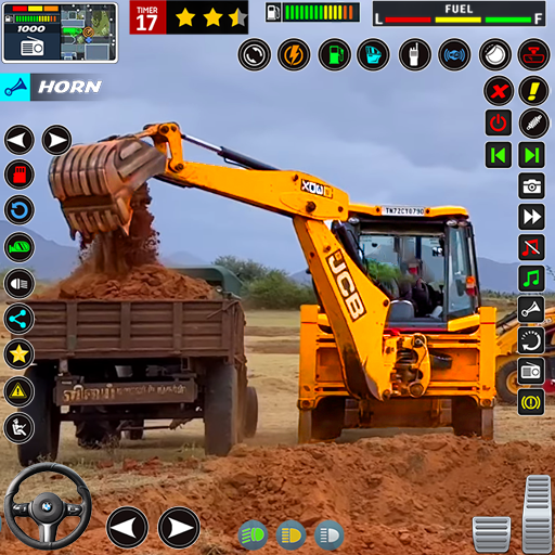 JCB Excavator Simulator Games logo