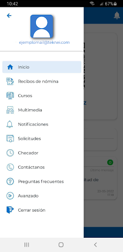 Android application Mi teknei screenshort
