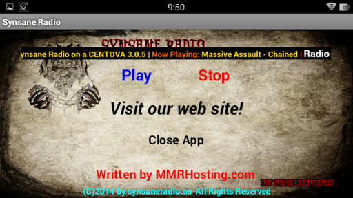 Synsane Radio Screen 3