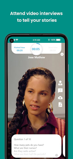 Android application newGrin screenshort