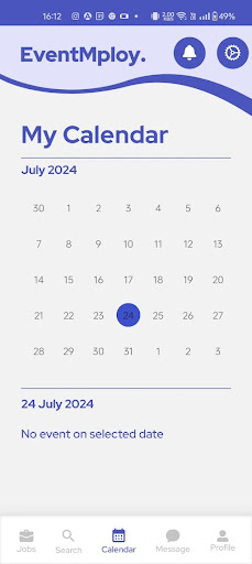 EventMploy Screen 3