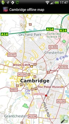 Cambridge, UK offline mapのおすすめ画像1