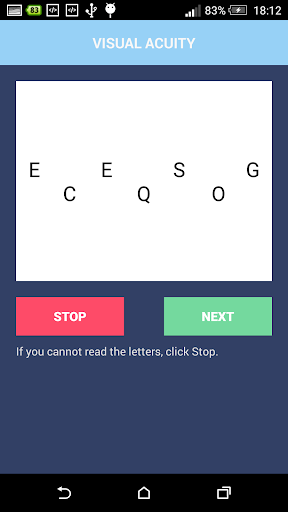 Eye test Screenshot 3 - AppWisp.com