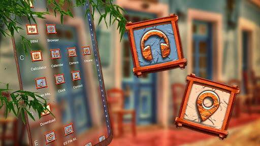 Greece Outdoor Cafe Theme