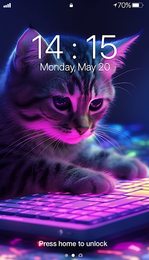 Neon Wallpaper Screen 3