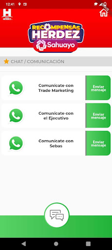Android application Recompensas Herdez screenshort