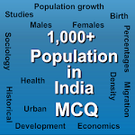 Cover Image of डाउनलोड Population in India MCQ  APK