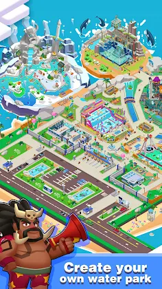 Idle Aquapark Tycoon - Screenshot 1
