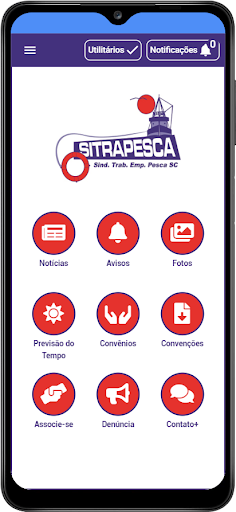 Android application SITRAPESCA Itajaí screenshort