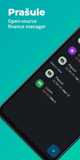 Android application Prašule screenshort