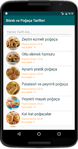 Börek ve Poğaça Tarifleri Screenshot 2 - AppWisp.com