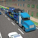 3D Car transport trailer truck