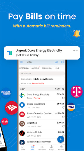 Bill Payment Reminder, Budgets 2