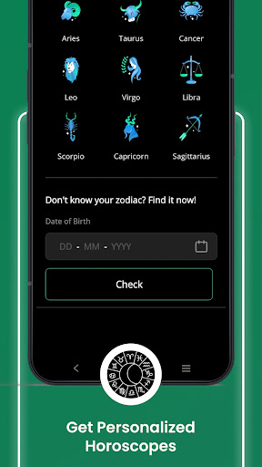 Screenshot of Age Calculator & Horoscope App