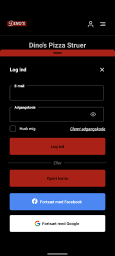 Dinos Pizza Struer DK Screen 2