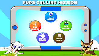 Pups Rider Call Phone Mission