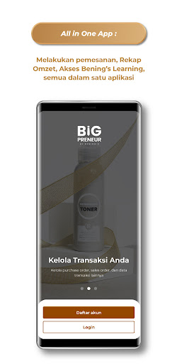 Android application BIGpreneur by Bening's screenshort