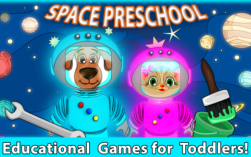Space games for toddlers and young kids free