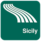 Sicily Map offline icon