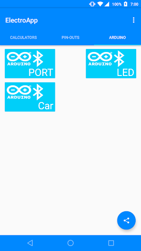 Android application ElectroApp screenshort