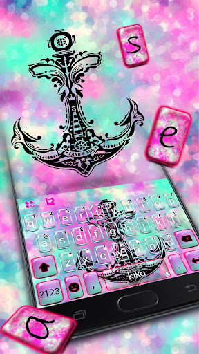 Galaxy Anchor Keyboard Theme Screen 2