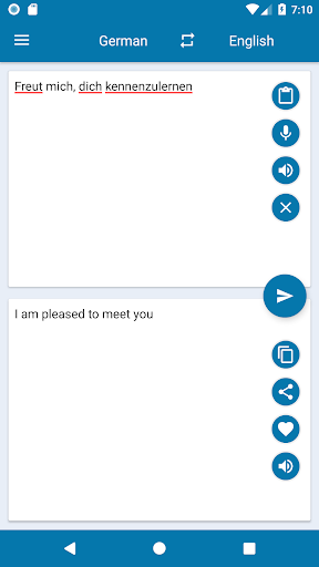 German English Translation Screen 2