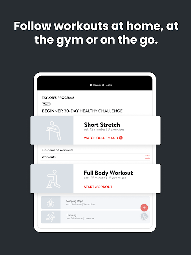 Hounds of Health Client Hub