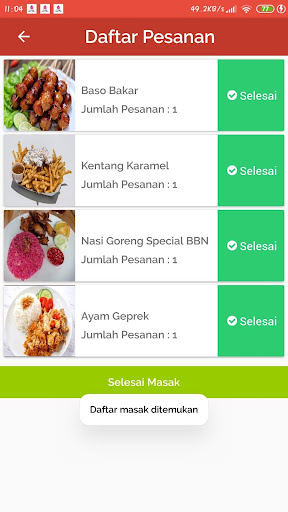 Manajemen Kafe Screen 3