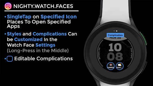 Nighty Digital 11 - watch face screenshot 16