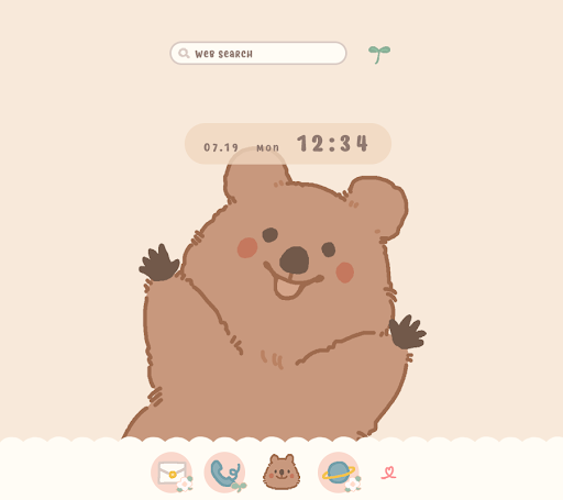 Android application Quokka Theme +HOME screenshort