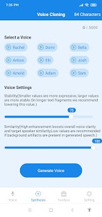 Voice Cloning-AI Voice Cloning Capture d'écran