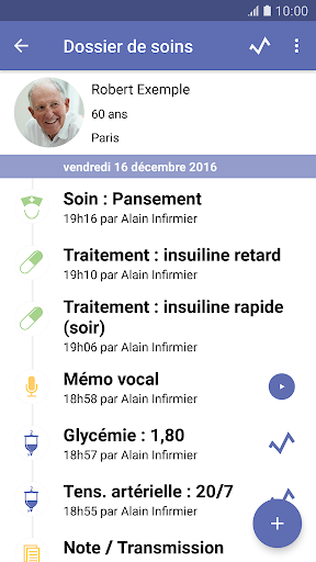 Android application TopSoins screenshort