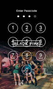Black Pink Lock Screen