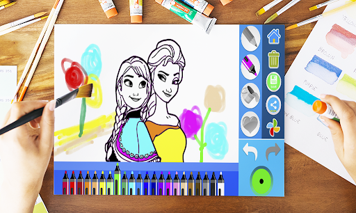 Princess Coloring Pages. Screen 2