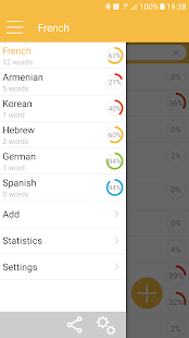 Snímek obrazovky Můj slovník - polyglot (PRO).